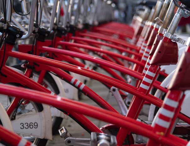 Row of City Bikes Antwerp